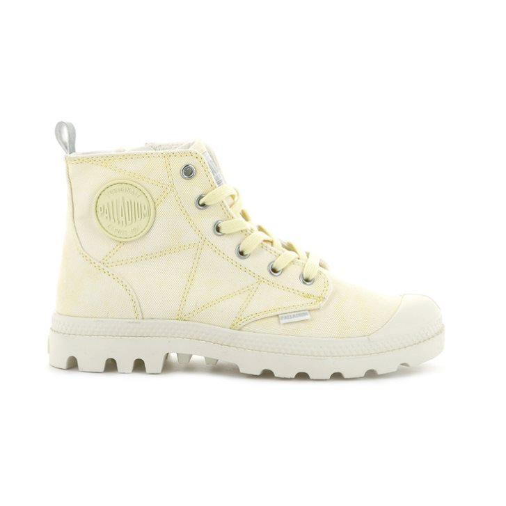 Dámské Boty Palladium Pampa Zip Desertwash Světle Žluté | CZ KBX-16W